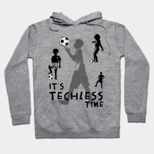 Techless Time Soccer Football Futbol Kids Athlete Athletic Tee Hoodie